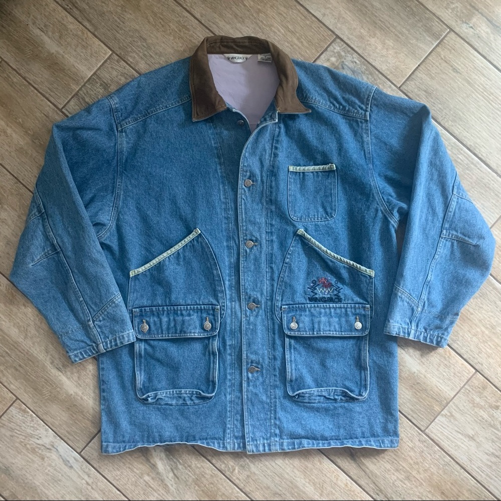 Vintage denim chore coat 100% cotton EVC